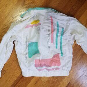 Abstract Vintage Tail Windbreaker - Women's Medium